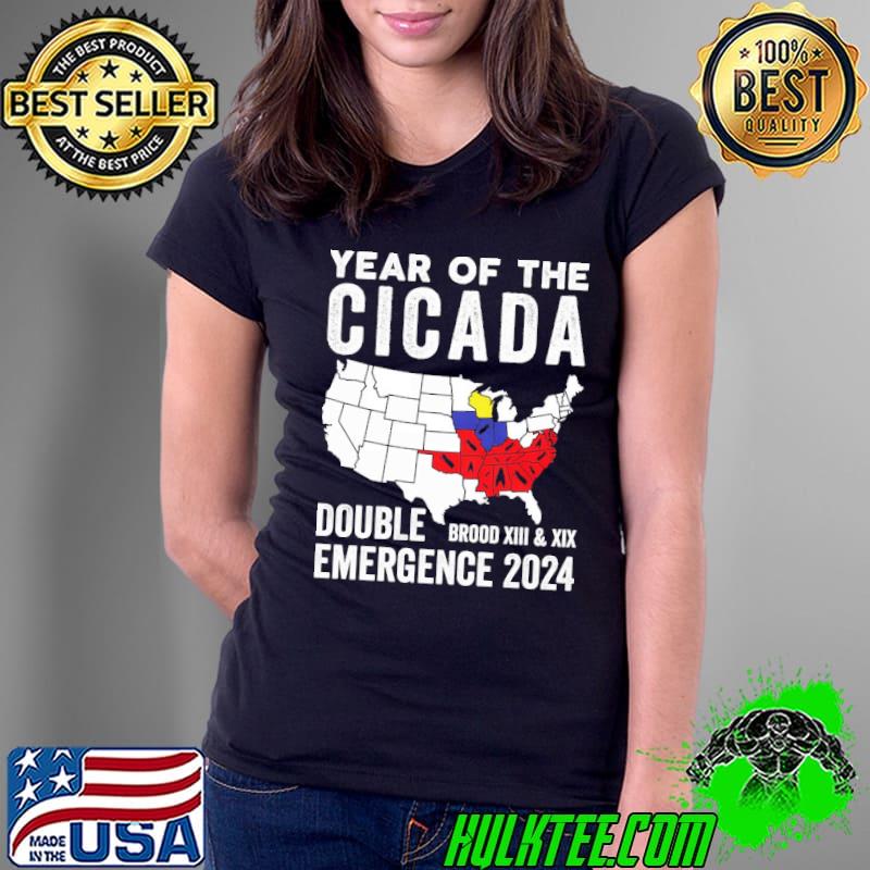 Year Of The Cicada Entomology Cicada Cicada Fest 2024 Broods Xiii Cicada shirt