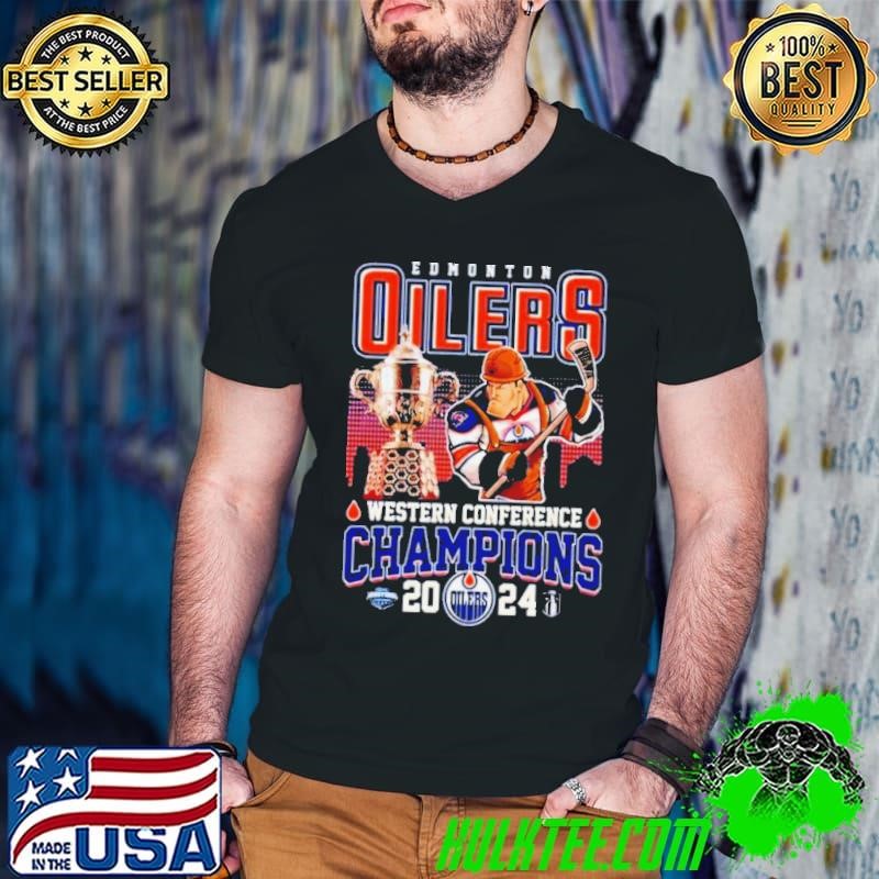 2024 Edmonton Oilers Hockey Western Conference Champions Shirt