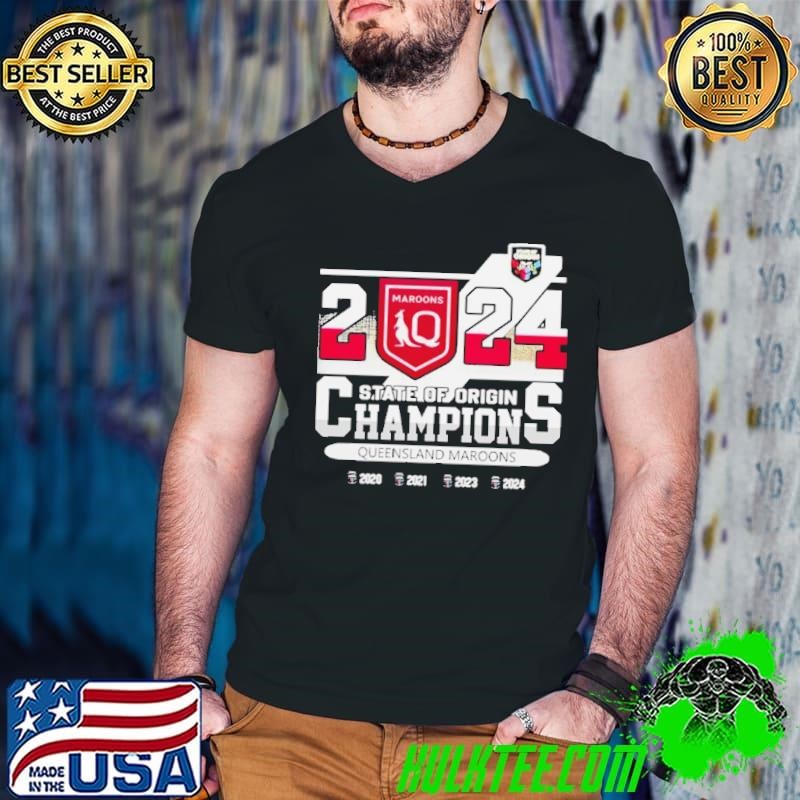 2024 State Of Origin Champions Queensland Maroons shirt