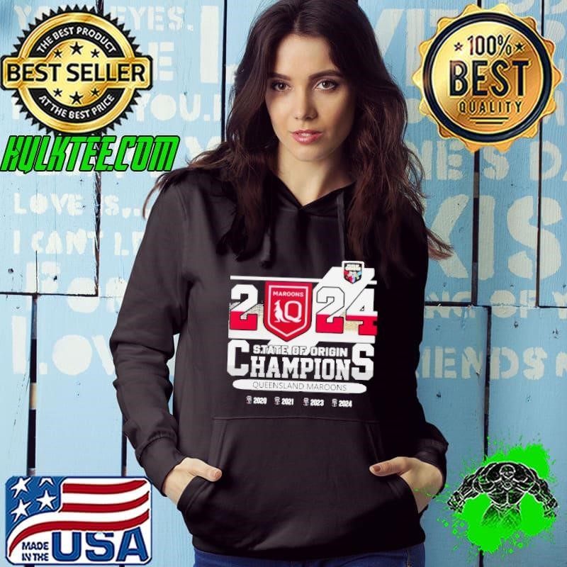 2024 State Of Origin Champions Queensland Maroons Hoodie