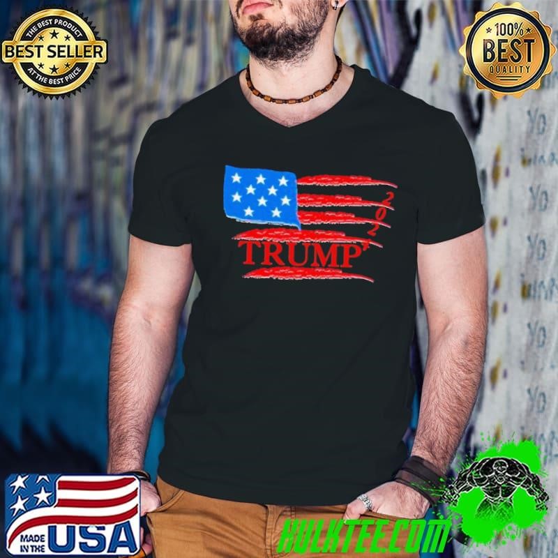 2024 Trump Flag American Donald Trump Shot Shirt
