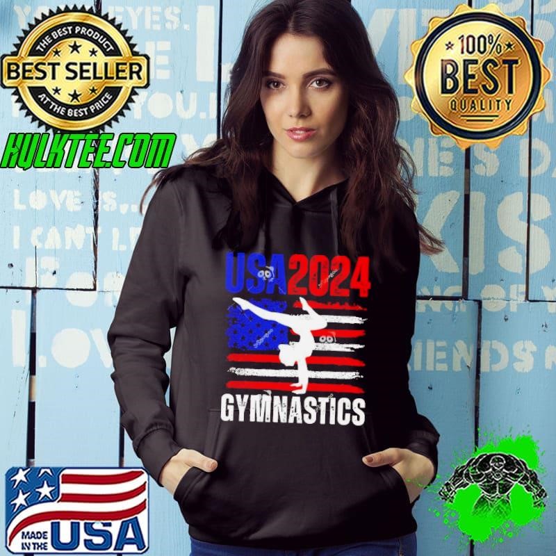 2024 USA American Flag Gymnastics Hoodie
