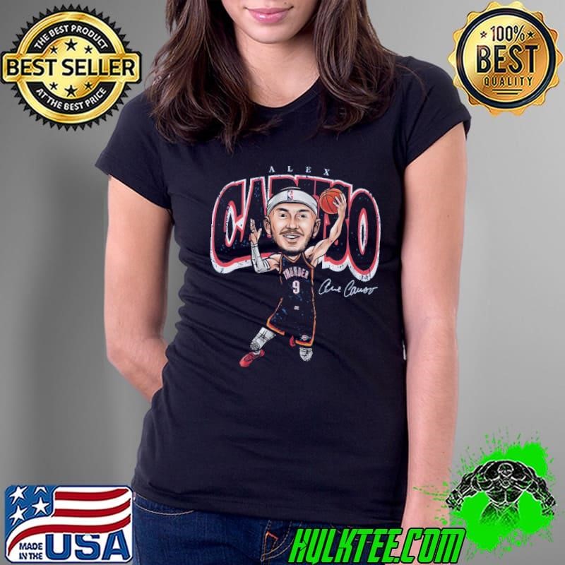 Alex Caruso American professional basketball Oklahoma City Thunder Cartoon T-Shirt