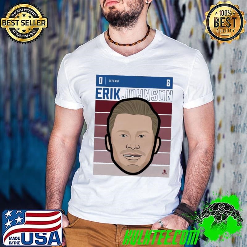 American ice hockey defenseman erik johnson fade T-Shirt