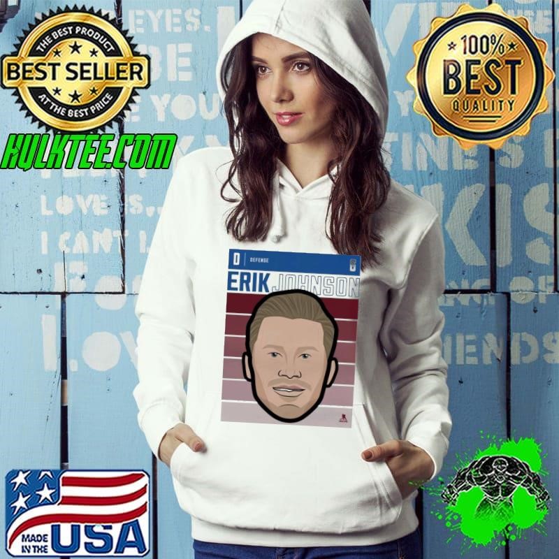 American ice hockey defenseman erik johnson fade Hoodie