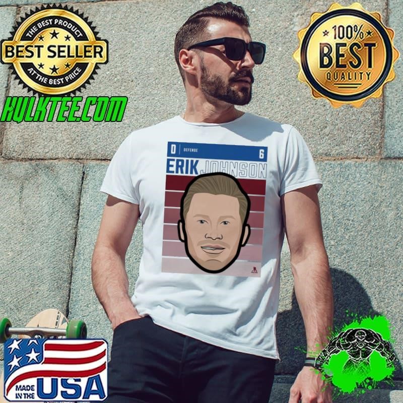 American ice hockey defenseman erik johnson fade Unisex