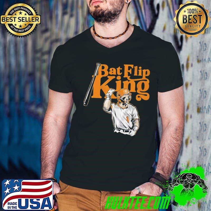 American professional baseball outfielder drew gilbert bat flip king T-Shirt