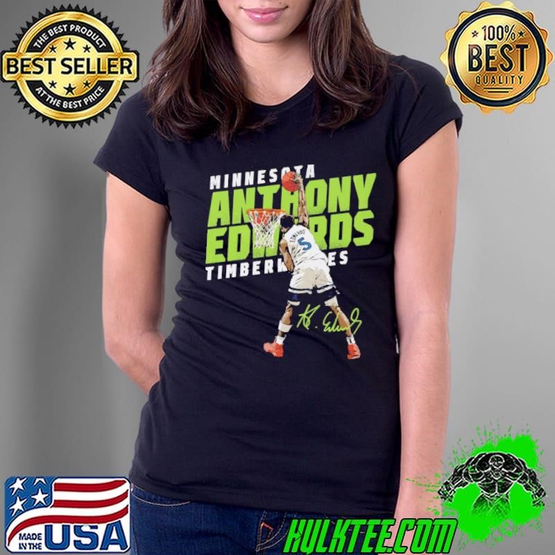 Anthony Edwards Minnesota Slant American professional basketball player T-Shirt