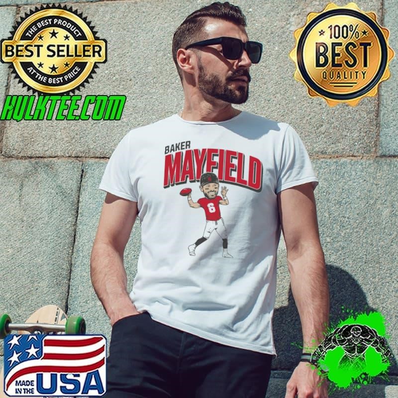 Baker Mayfield Caricature American football quarterback T-Shirt