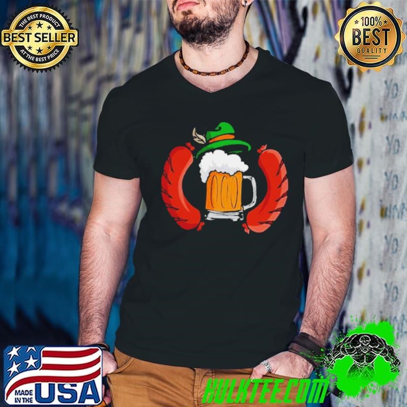 Beer Festival Printed V Neck shirt