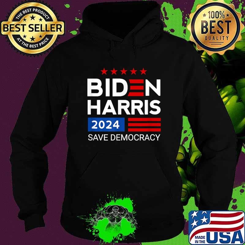Biden harris save our democracy stars election 2024 Hoodie