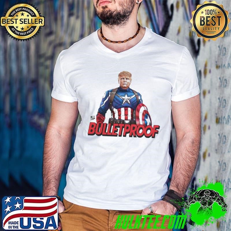 Bulletproof Captian America Trump Shirt