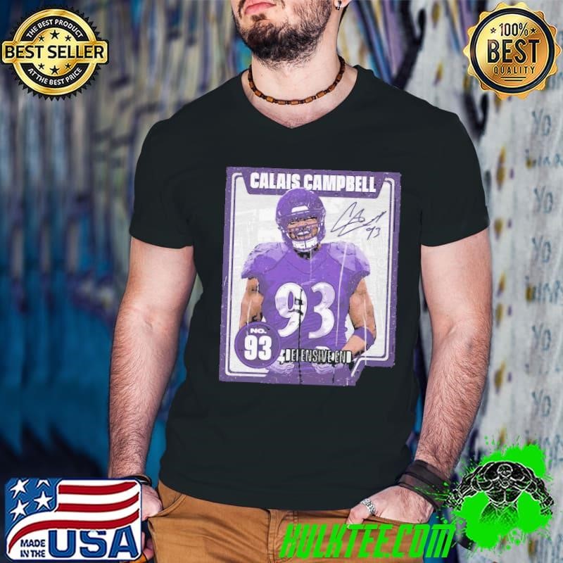 Calais campbell card American football defensive tackle T-Shirt