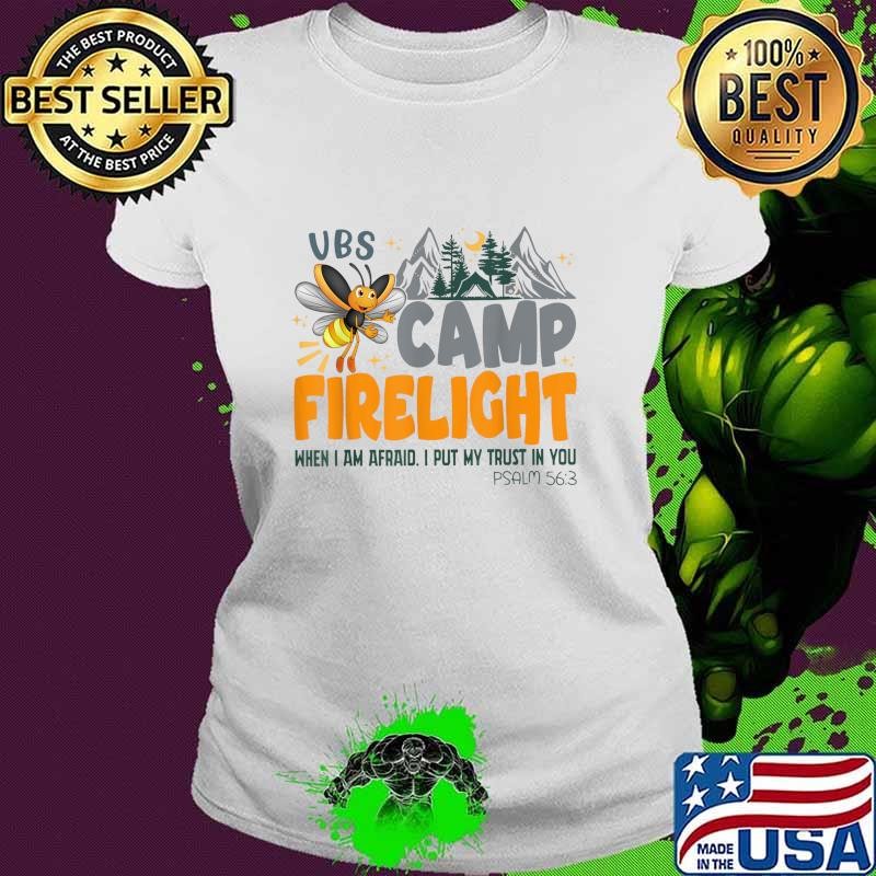 Camp Firelight VBS 2024 Vacation Bible School Christian Camp Mountain Bee T-Shirt