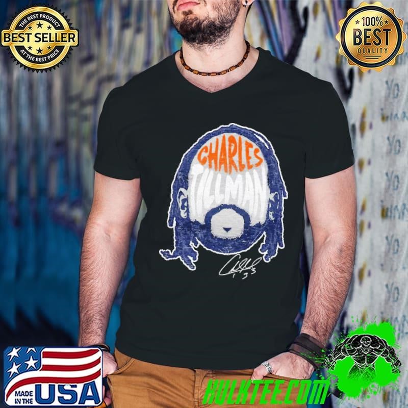 Charles tillman player silhouette American former football cornerback T-Shirt