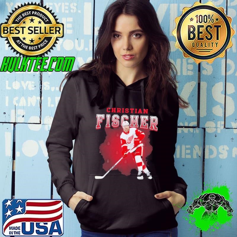 Christian Fischer American professional ice hockey Detroit Red Wings T-Shirt