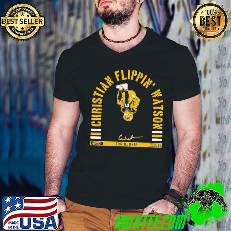 Christian Watson Flippin' American football wide receiver T-Shirt