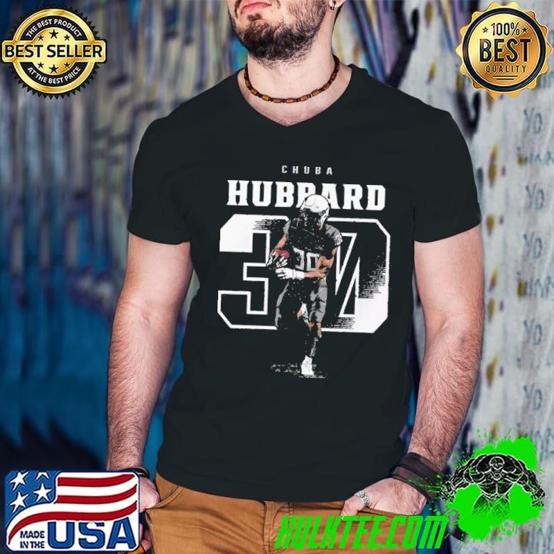 Chuba hubbard number Canadian professional American football running back T-Shirt