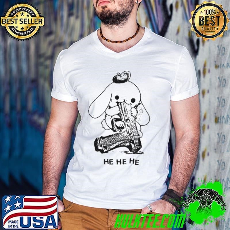 Cinnamon Sanrio He He He Guys V Neck
