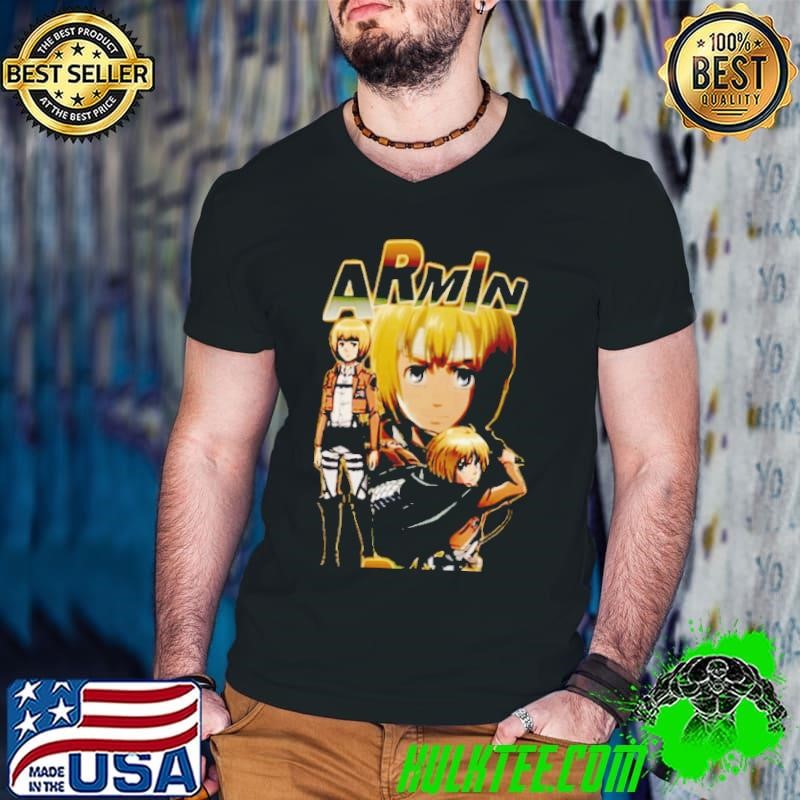 Collage Design Armin Arlert Attack On Titan Movie shirt