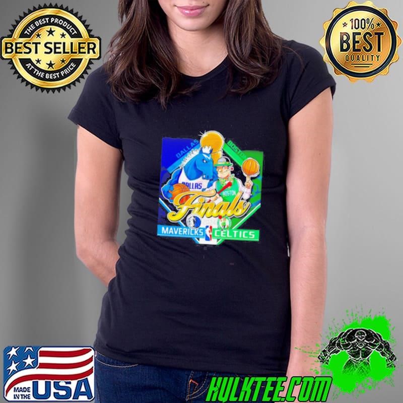 Dallas Mavericks vs Boston Celtics finals 2024 mascot Ladies Tee