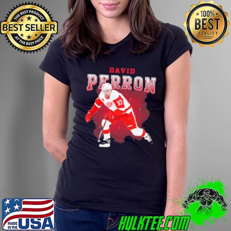 David Perron Dutch ice hockey forward Detroit Red Wings Ladies Tee