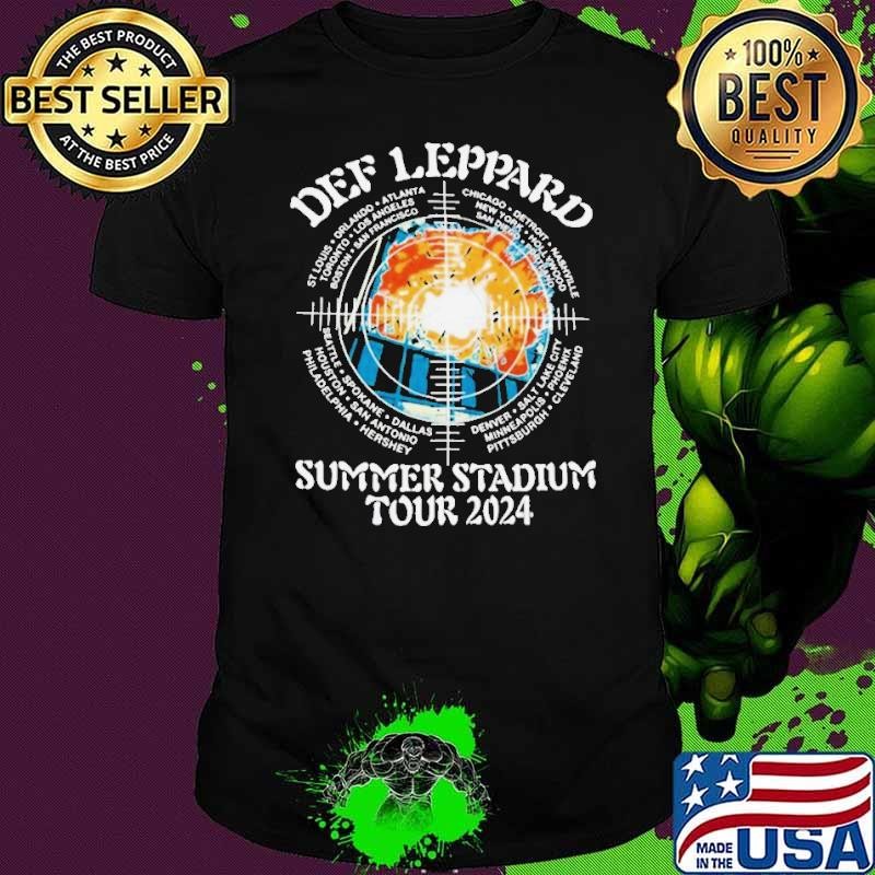 Def Leppard Summer Stadium Tour 2024 Vintage shirt
