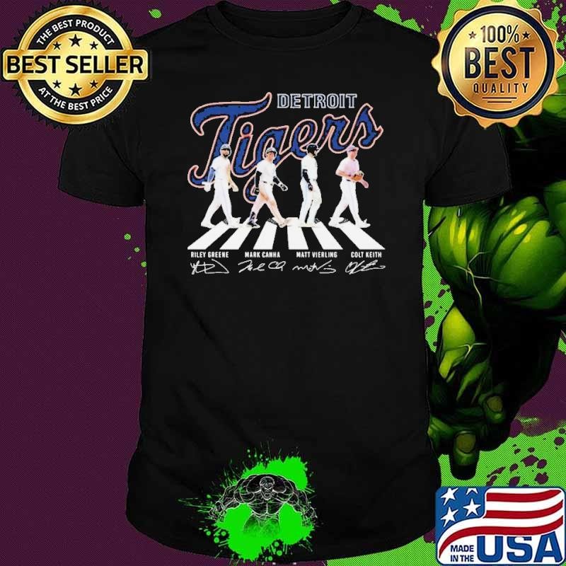 Detroit Tigers Best Baseball Team Legend Walking Signatures shirt