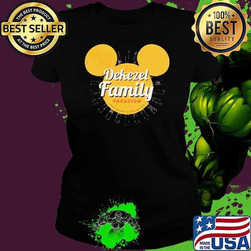 Disney World Mickey Mouse Sunburst Family Vacation Ladies tee Disney World Mickey Mouse Sunburst Family Vacation Ladies tee