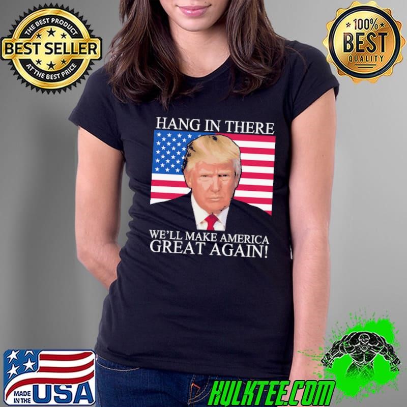 Donald Trump 2024 MAGA Meme Ladies Tee Donald Trump 2024 MAGA Meme Ladies Tee