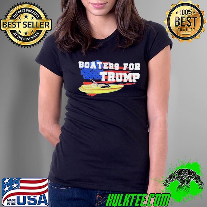 Donald Trump Boaters For Trump Flag America Shirt