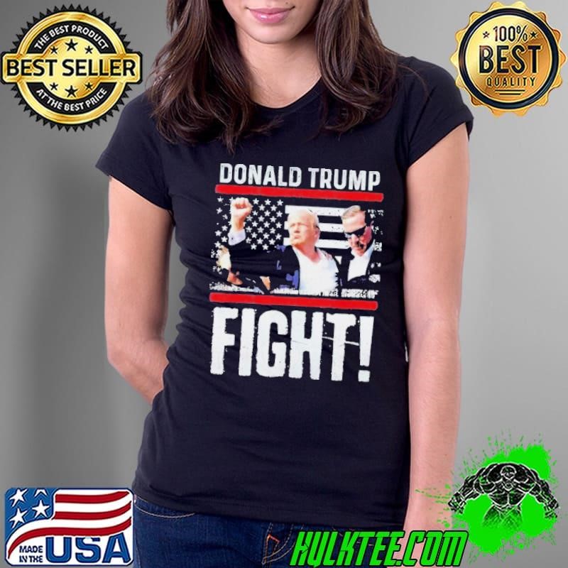 Donald Trump Fist Shirt American Flagtee Trump Fight Shirt