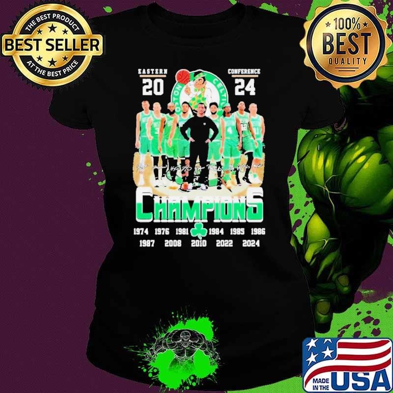 Eastern Conference 2024 Boston Celtics Champions Ladies tee Eastern Conference 2024 Boston Celtics Champions Ladies tee