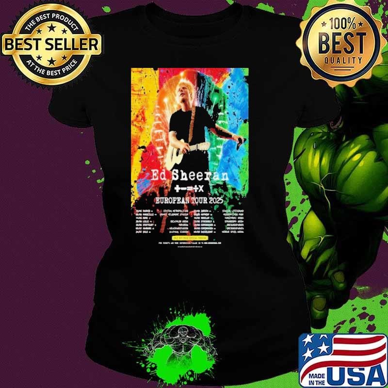 Ed Sheeran European Tour 2025 Ladies tee