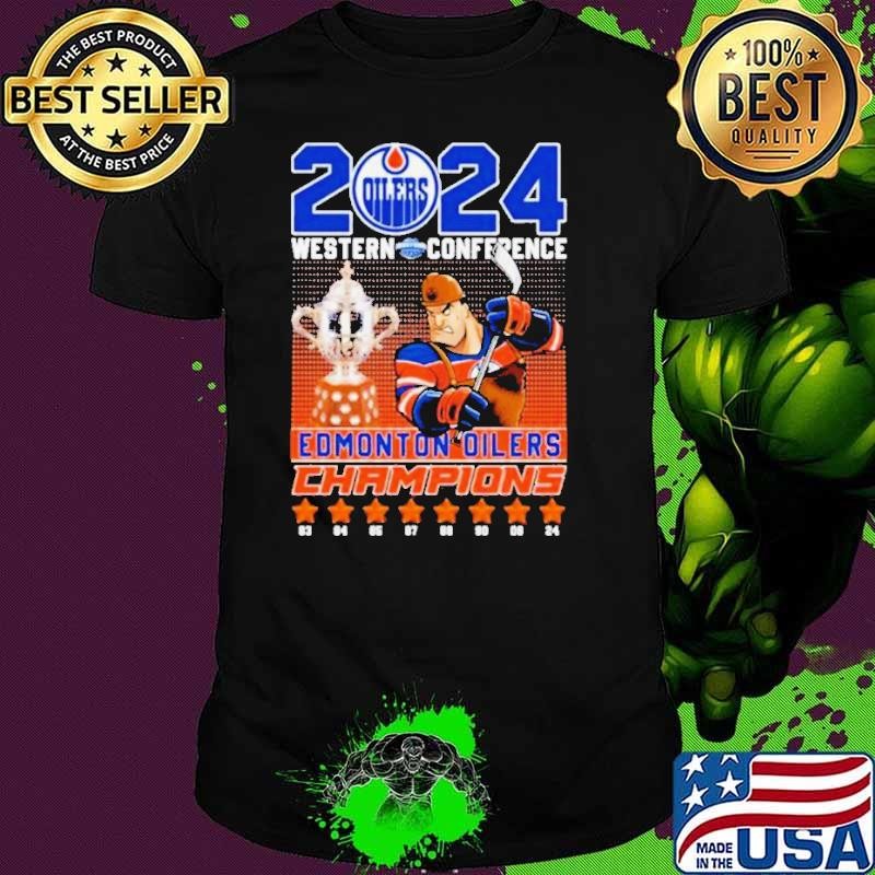 Edmonton Oilers Mascot 2024 Western Conference Champions Shirt