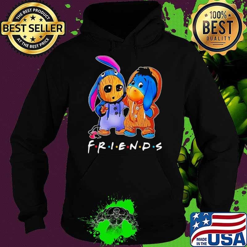 Eeyore Winnie The Pooh And Groot Marvel Best Friends For Life Hoodie