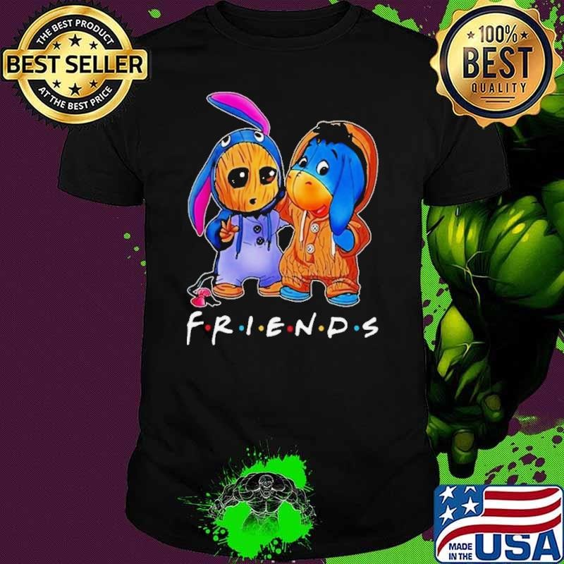 Eeyore Winnie The Pooh And Groot Marvel Best Friends For Life shirt