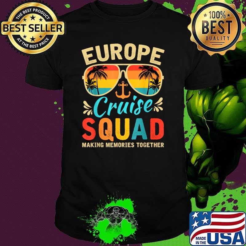 Europe Cruise Squad 2024 Making Memories Together Sunglasses retro Unisex Europe Cruise Squad 2024 Making Memories Together Sunglasses retro Unisex
