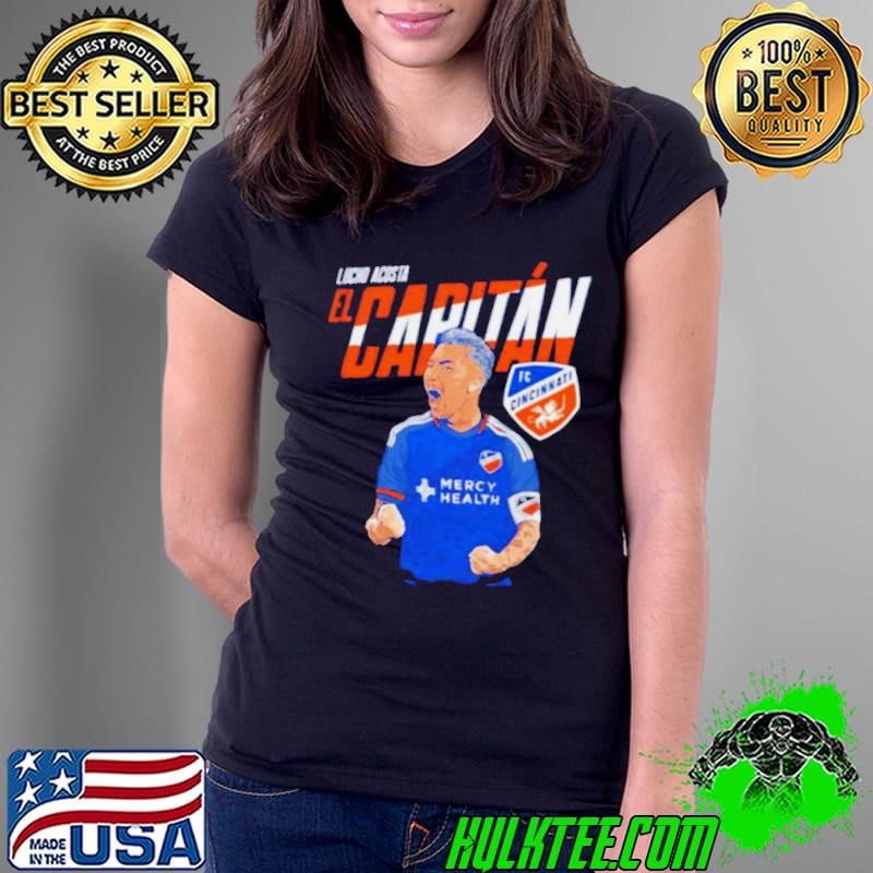FC Cincinnati Luciano Acosta el capitan celebration shirt
