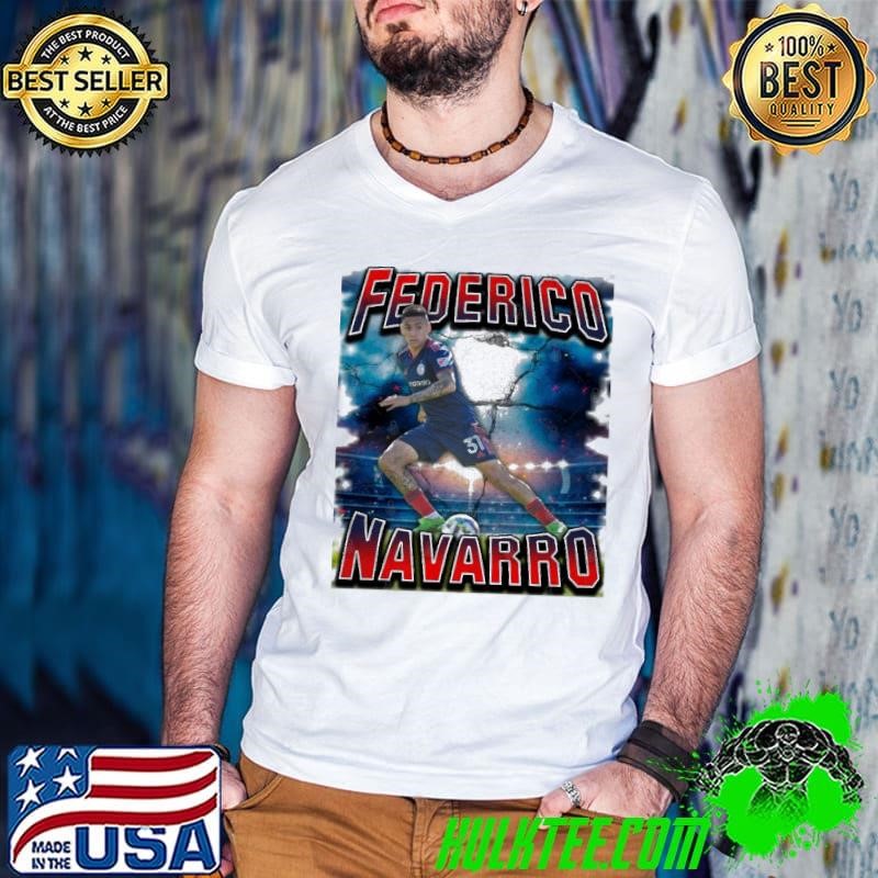 Federico Navarro Argentine professional footballer defensive midfielder Chicago Fire T-Shirt