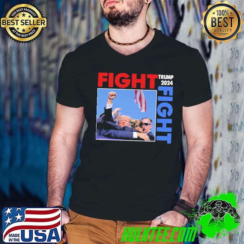 Fight Trump 2024 Fight President Election Guys V Neck