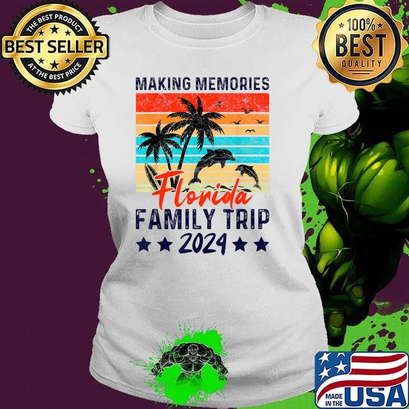 Florida Family Trip 2024 Making Memories Family Vacation Vintage T-Shirt
