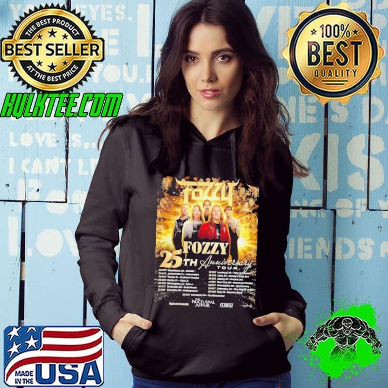 Fozzy Band Will Be Kicking Off 25-year Anniversary Celebration With Their 25th Anniversary Tour In The Usa Poster Hoodie