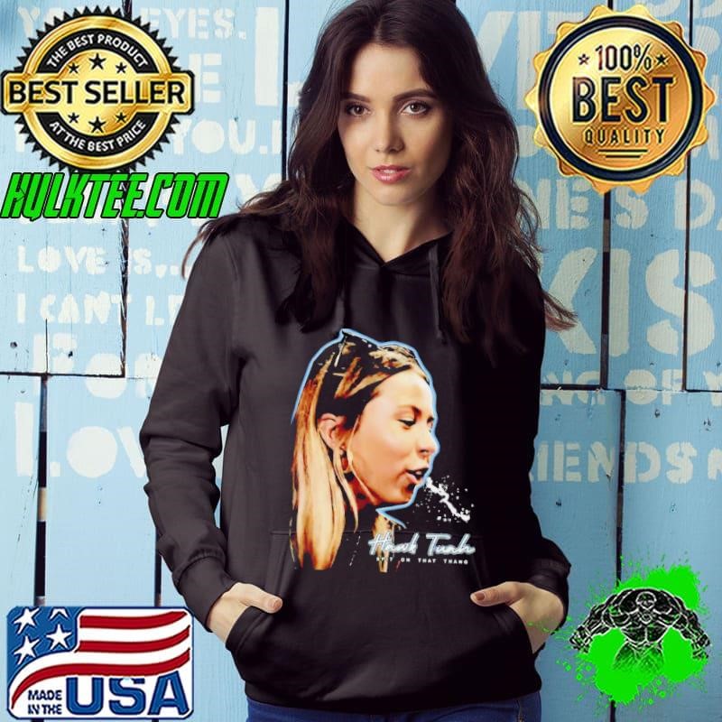 Funny Hawk Tuah spit on that thang Hoodie