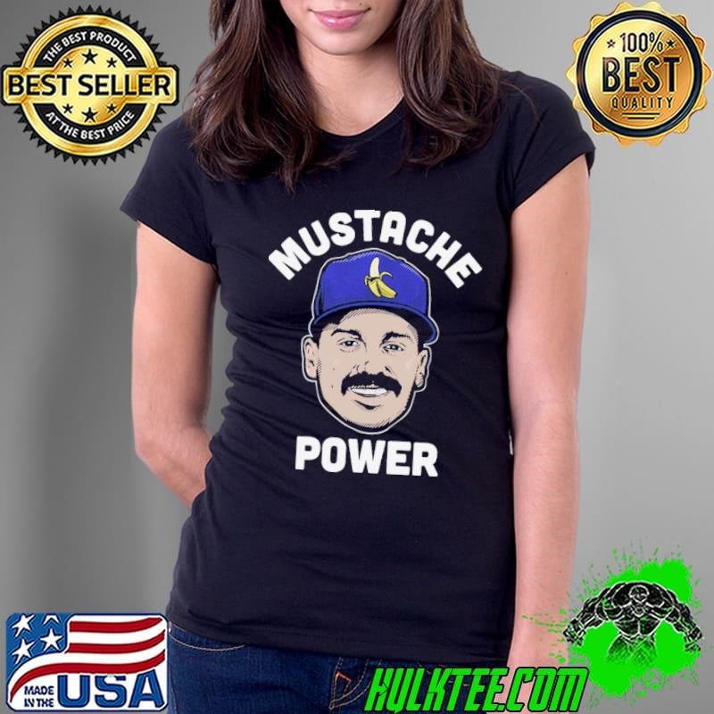 Funny Kike Hernandez Mustache Power Puerto Rican professional baseball utility player Ladies Tee