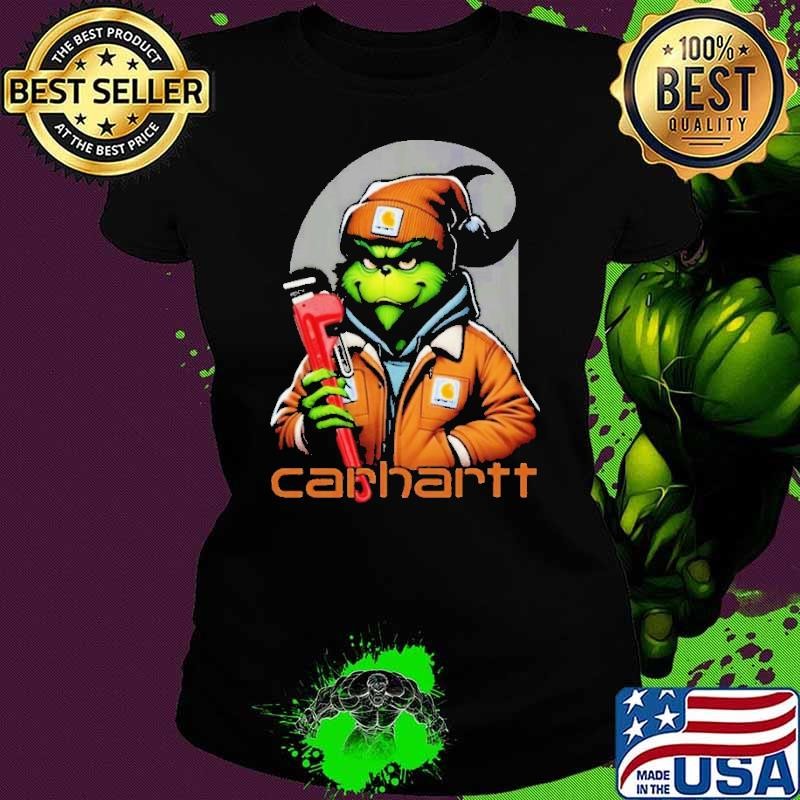 Grinch Carhartt Clothes Mechanic shirt