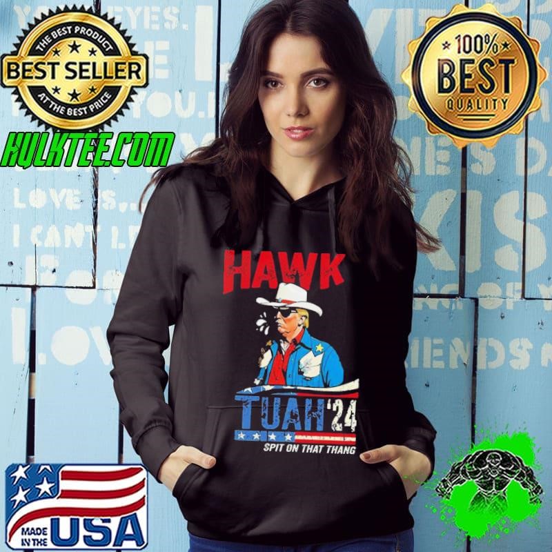 Hawk Tuah Trump Meme 2024 Hoodie