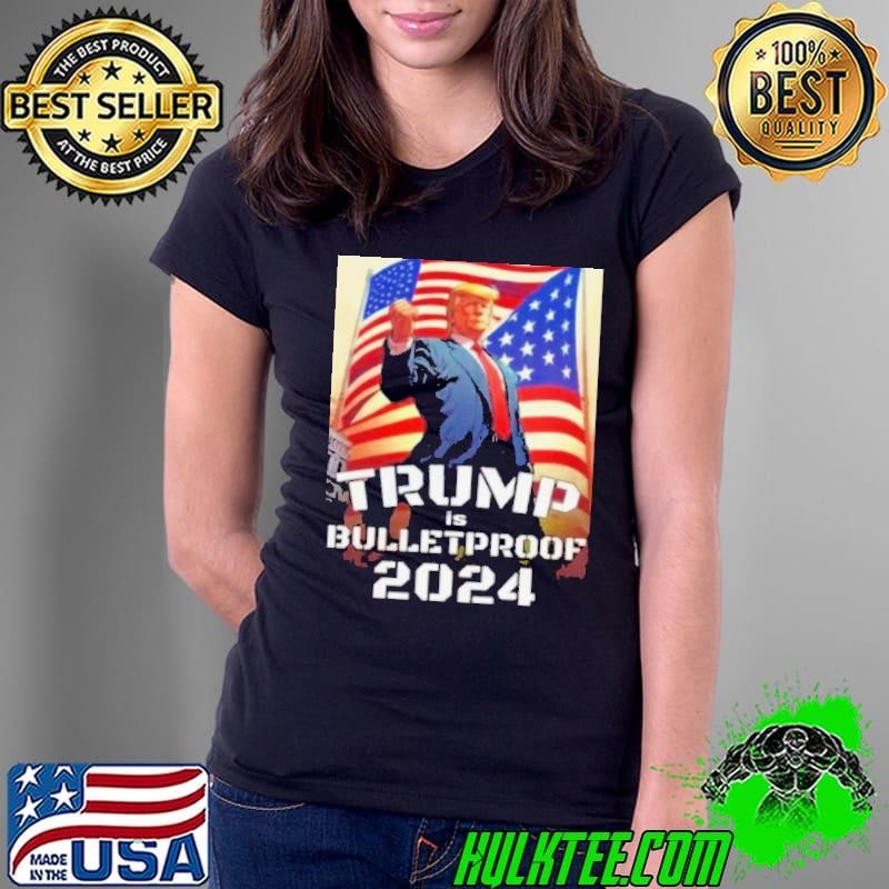 Hot Trump Is BulletProof Trump Shooting shirt