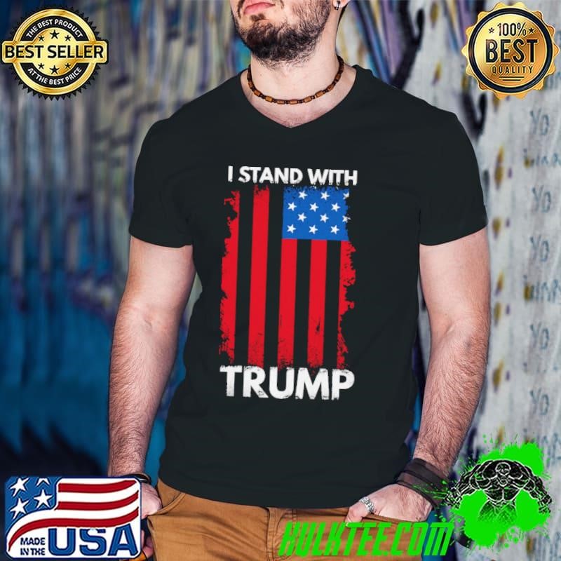 I Stand With Trump, Pro Trump Supporter, Trump 2024 President Guys V Neck