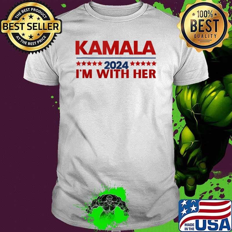 I'm With Her Kamala Harris for President 2024 Voting Election T-Shirt